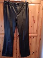 Mid Waist Hose Bootcut Fit Lederimitat schwarz Gr.42 regular neu Bayern - Senden Vorschau