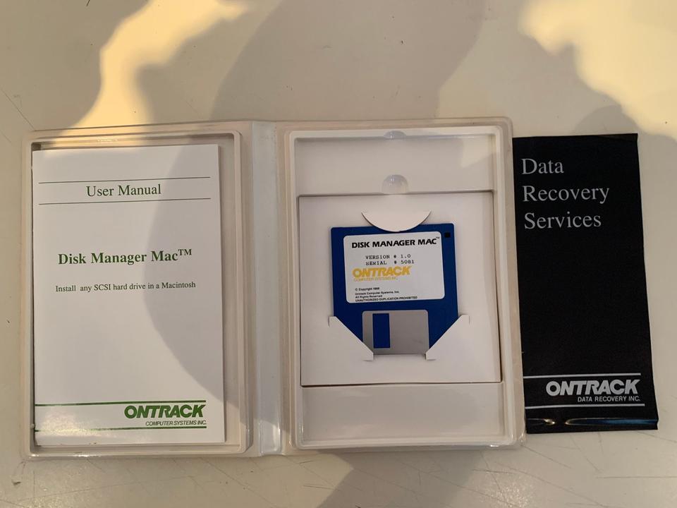 Apple Macintosh Ontrack DiscManager SCSI Software inkl. Versand in Wuppertal