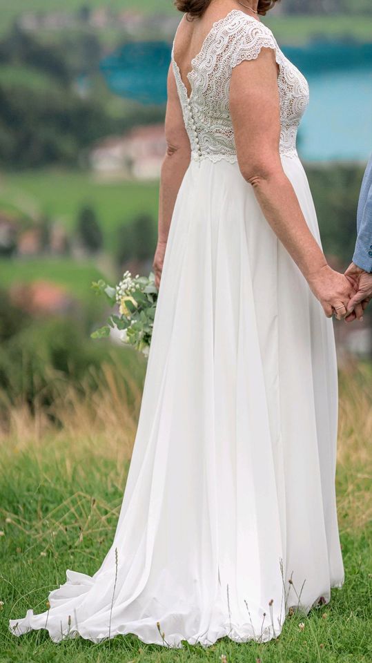 Brautkleid/ Hochzeitskleid,  A-Linie, ivory, 40/42 in München