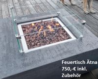 Feuertisch/ Tischkamin/ Terrassenfeuer/ Gasfeuer mit div. Zubehör Niedersachsen - Handorf Vorschau