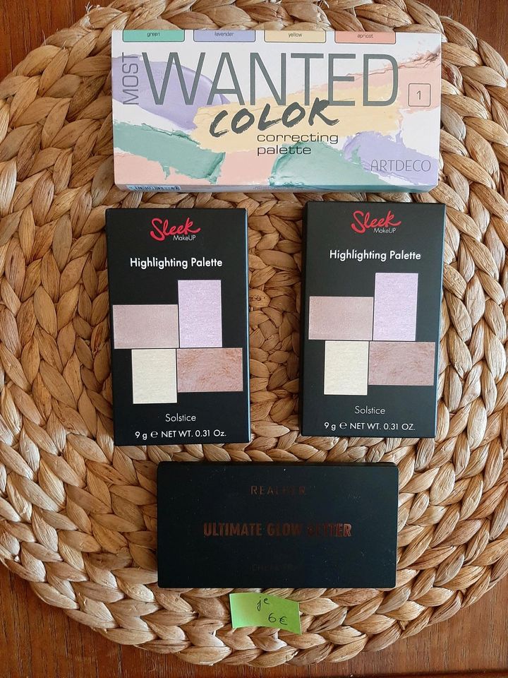 Make Up Paletten Pinsel Blush diverse Marken unbenutzt in Hartenholm