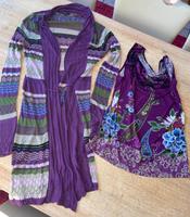 Strickjacke Top Kombi Comma Gr. 40 Strickmantel violett bunt Nordrhein-Westfalen - Kamen Vorschau
