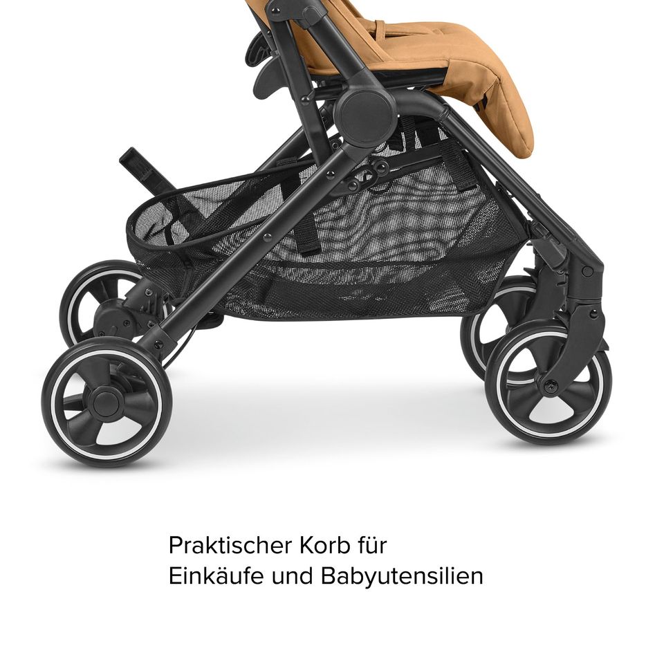 ABC-Design Ping 2 - Honey - Buggy mit flacher Liegeposition, Tragetasche und Tragegurt (bis 27 kg belastbar) - NEU in Fulda