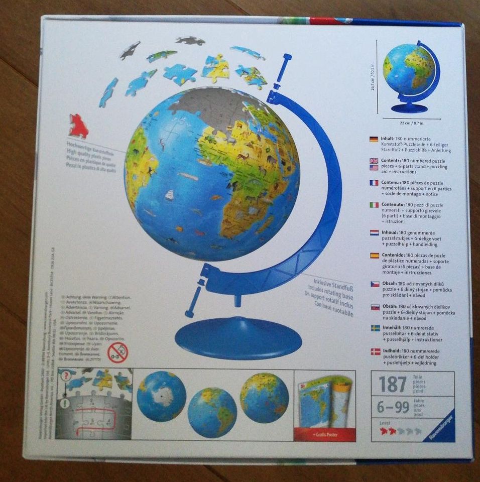 Ravensburger 3D Puzzle Globus wie neu in Bremen