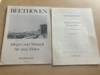 Beethoven Allegro und Menuett für zwei Flöten Amadeus Ludwig van Rheinland-Pfalz - Pirmasens Vorschau