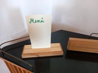 Kartenhalter Holz Menükarten für Hochzeit Kommunion Restaurant Bayern - Hergensweiler Vorschau