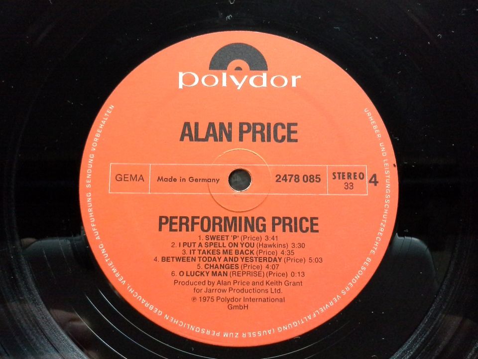 Alan Price - Performing Price (Do-LP) in Bad Kissingen