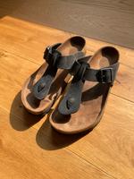 Birkenstock zehentrenner schwarz 42 Leder Nordrhein-Westfalen - Gelsenkirchen Vorschau