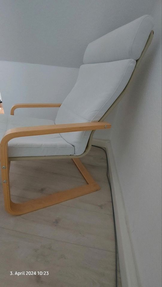 Sessel + Hocker Poäng von Ikea in Senden