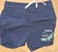 Kurze Jungen Hose, Gr. 86/92. Blau mit Krokodil Motiv Baden-Württemberg - Heidelberg Vorschau