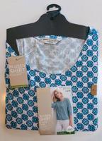 Blusenshirt Tchibo * weiß/türkis * Gr. 36/38 * NEU in OVP Nordrhein-Westfalen - Schlangen Vorschau