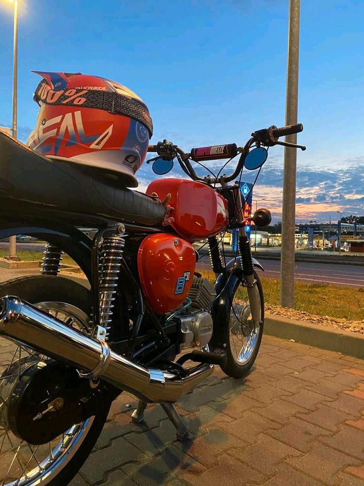 Simson Moped Crosshelm S50 S51 Diebstahl KTM EXC in Bad Freienwalde