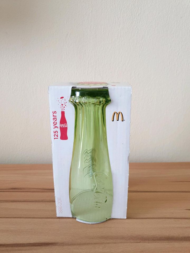 Coca-Cola Sammelglas, Glas, McDonalds Kollektion 2010 grün in Pforzheim