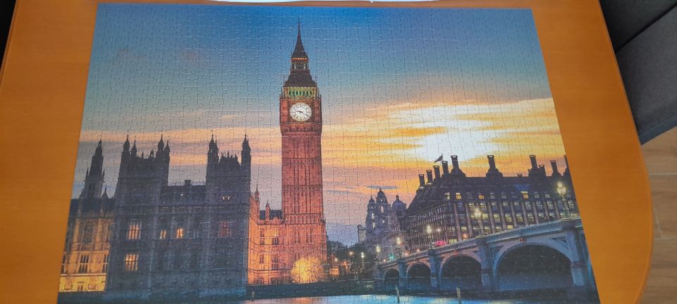 Puzzle 1000 Teile, London, Big Ben, Elizabeth Tower in Hohenlockstedt