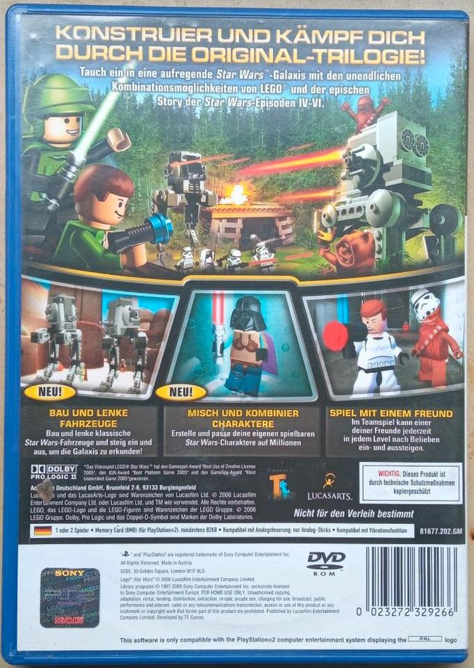 Lego Star Wars 2 II, PS2 Playstation 2, CIB, akzeptabler Zustand in Herne