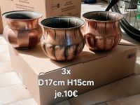Kupfer-Übertöpfe 17cm sehr guten Zustand, nur Abholung Baden-Württemberg - Knittlingen Vorschau