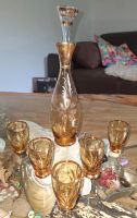 Likörset Italien Flasche Gläser Gold Glasverschluss Bayern - Tuntenhausen Vorschau