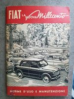 FIAT 1100 Neckar Betriebsanleitung norme d'uso e manutenzione Stuttgart - Vaihingen Vorschau