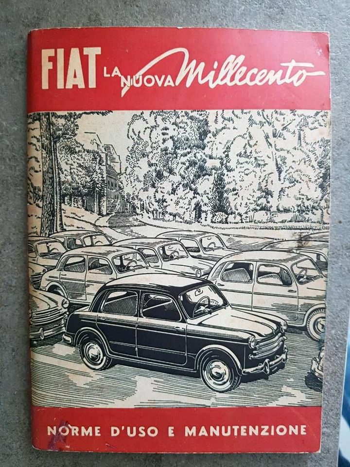 FIAT 1100 Neckar Betriebsanleitung norme d'uso e manutenzione in Stuttgart