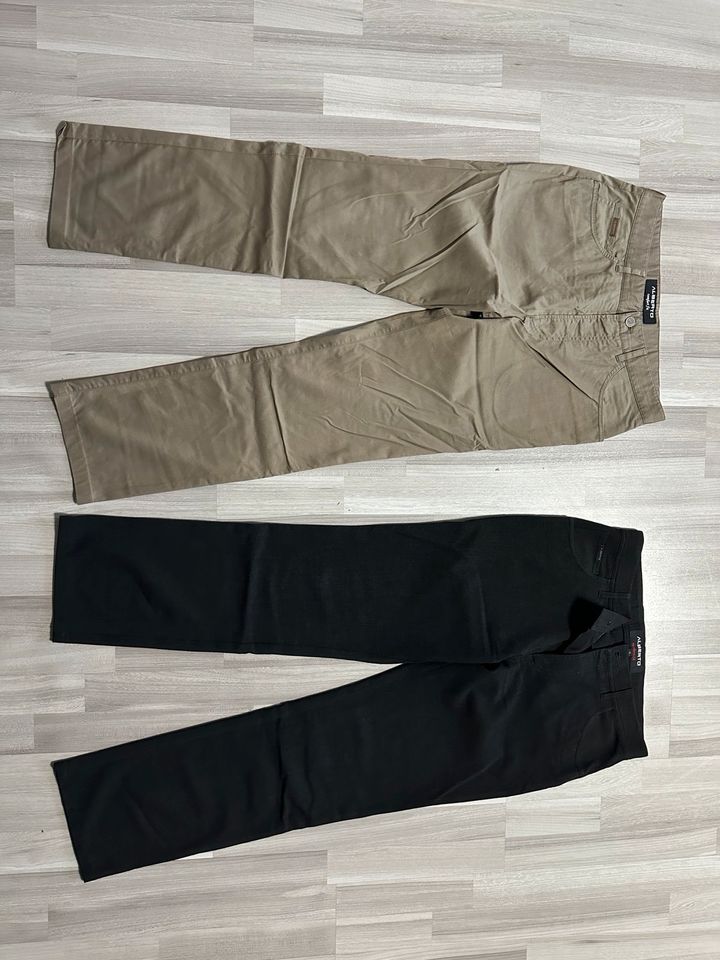 2 x Herren Hosen von Alberto Ceramica in 46 comfort fit je in Dinslaken