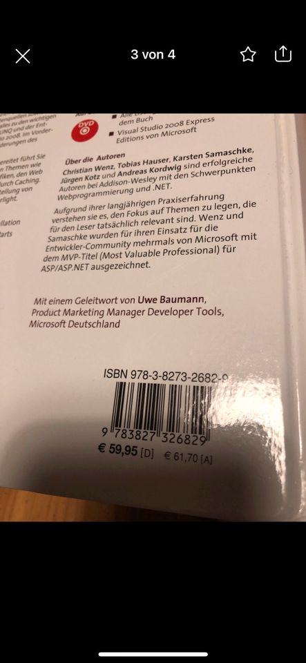 ASP.net 3.5 mit Visual Basic 2008, IT Buch,Programmierung in Essen
