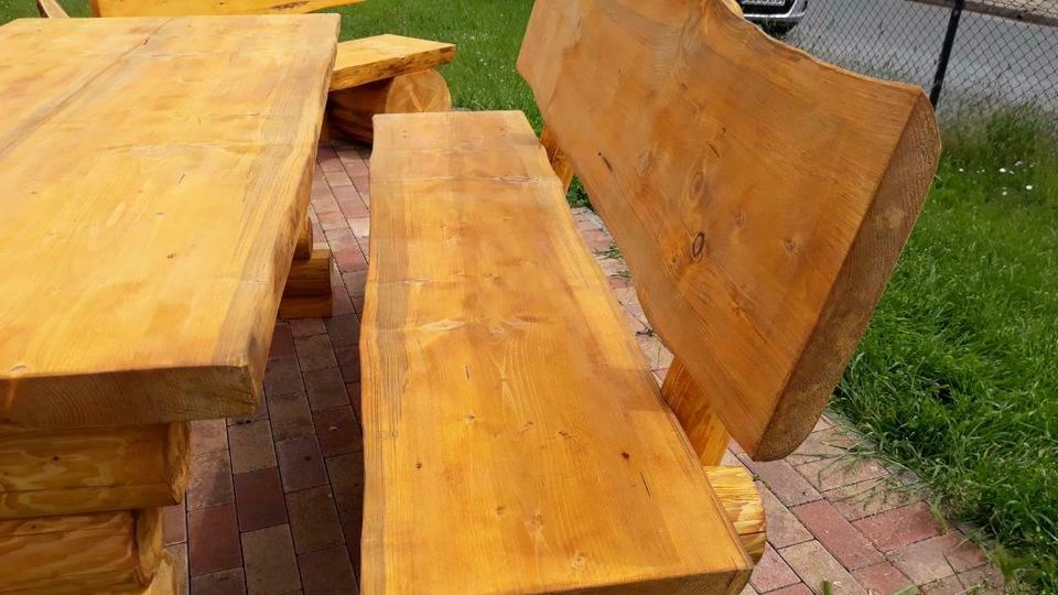 Rustikale Gartenmöbel , Sitzgruppe , Holz Massiv in Niedersachsen