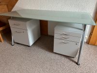 IKEA Schreibtisch „Galant“ mit Bürocontainer, Top-Zustand Baden-Württemberg - Meßkirch Vorschau