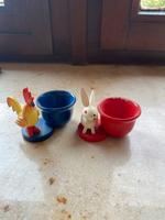 2 DDR Eierbecher retro Vintage Antiquitäten Baden-Württemberg - Brackenheim Vorschau
