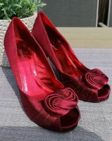 Pumps Deichmann Graceland weinrot Stoff rose Gr. 38 Bayern - Kemmern Vorschau