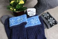 Handgestrickte Umschlag-Socken in Größe 42/43 Niedersachsen - Harsefeld Vorschau