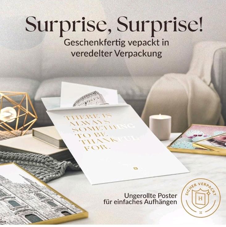 Heimlich® Premium  Bilderrahmen (bis 31.05.) + Poster in Lamspringe