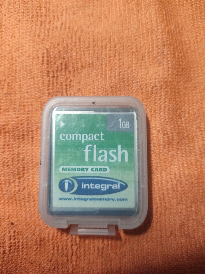 CF Karte Speicherkarte Compact Flash Card 1GB NUR ABHOLUNG in Leverkusen