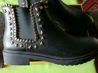 Buffalo Leder Boots, Bikerboots, Stiefelette, Nieten, neu, 42,ovp Niedersachsen - Balge Vorschau