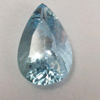 Echter fac. Aquamarin Tropfen ( 12,92 Carat ) 20,4 x 13,3 mm AAA Nordrhein-Westfalen - Recklinghausen Vorschau