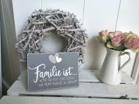 *Familie Geschenk Deko Plotter Shabby Holzschild* Schleswig-Holstein - Ostenfeld (Husum) Vorschau