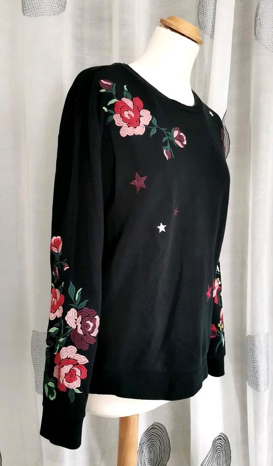 *NEU* CATWALK JUNKIE Blumen Sweatshirt Sweater Pullover Pulli M in Erding