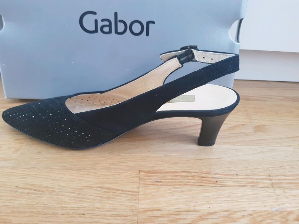 Exquisite Glitzer Pumps schwarz OVP Gr 39 Gabor in München