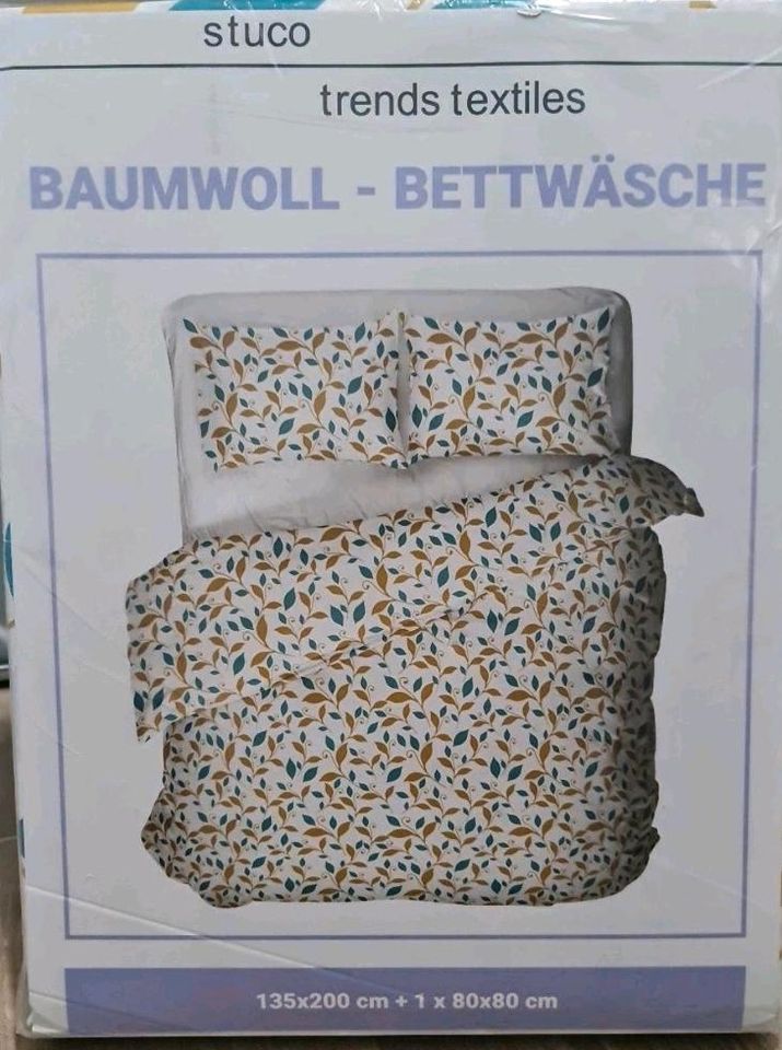 Stuco Bettwäsche Set 100% Baumwolle  135x200 cm in Halberstadt