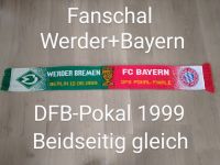 Fanschal Bayern + Werder Pokalfinale 1999 Hessen - Neu-Isenburg Vorschau