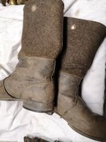 Alte WK2 Filzstiefel Stiefel stark gebraucht Marschstiefel Schuhe Sachsen - Göda Vorschau