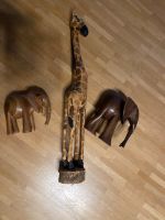 Holz Tiere aus Afrika Elefanten Giraffe Deko Baden-Württemberg - Villingen-Schwenningen Vorschau