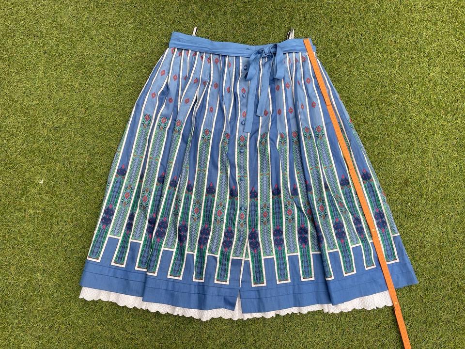 Perry Trachten Landhaus Vintage Dirndl Rock Gr. 44 blau weiß in Köln