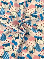 3,4m French Terry Sweatshirtstoff Hello Kitty Stoffreste Leipzig - Grünau-Ost Vorschau