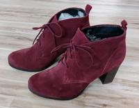 Stiefeletten Wildleder Optik Größe 38 Farbe Bordeaux Eimsbüttel - Hamburg Niendorf Vorschau