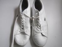 Lacoste Sneakers Lerond BL 1 weiss Gr. 46,5 wenig getragen Hessen - Künzell Vorschau