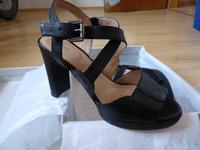 Geox Sandalen Damen Gr. 38 Leder Schwarz Bayern - Regensburg Vorschau
