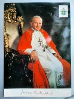 Postkarte Papst Johannes Paul II + Signatur 21x15cm *unbenutzt Nordrhein-Westfalen - Hürth Vorschau