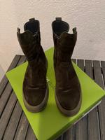 Dunkelgrüne Winterstiefel von Waldläufer, Größe 5, Weite H Hessen - Schwalmstadt Vorschau
