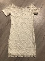 H&M Kleid weiß elegant mit Spitze S 36 Bayern - Oberviechtach Vorschau