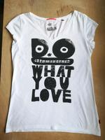 S. Oliver T-Shirt Top weiß "Do what you Love" Gr. 36 Niedersachsen - Bad Bodenteich Vorschau